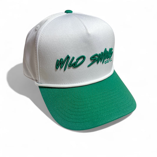 Green/White Wild Swing Snapback